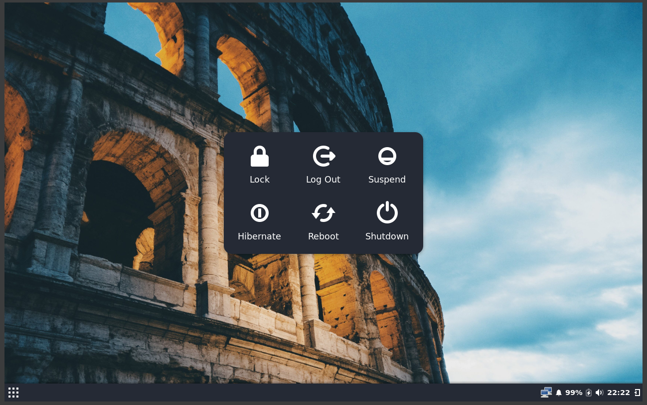 Running 'Budgie desktop'